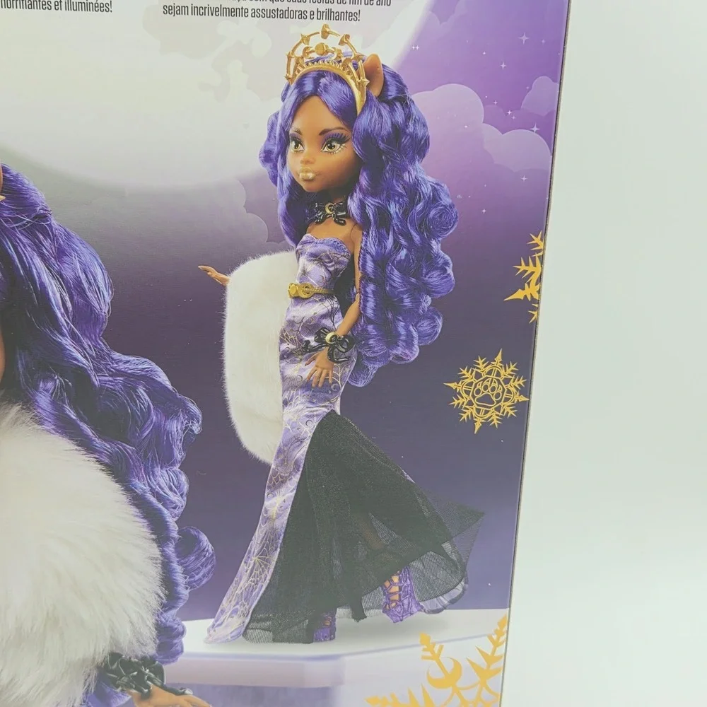 NEW Monster High Clawdeen Wolf Howliday Winter Edition Doll 2023 Mattel Shipper